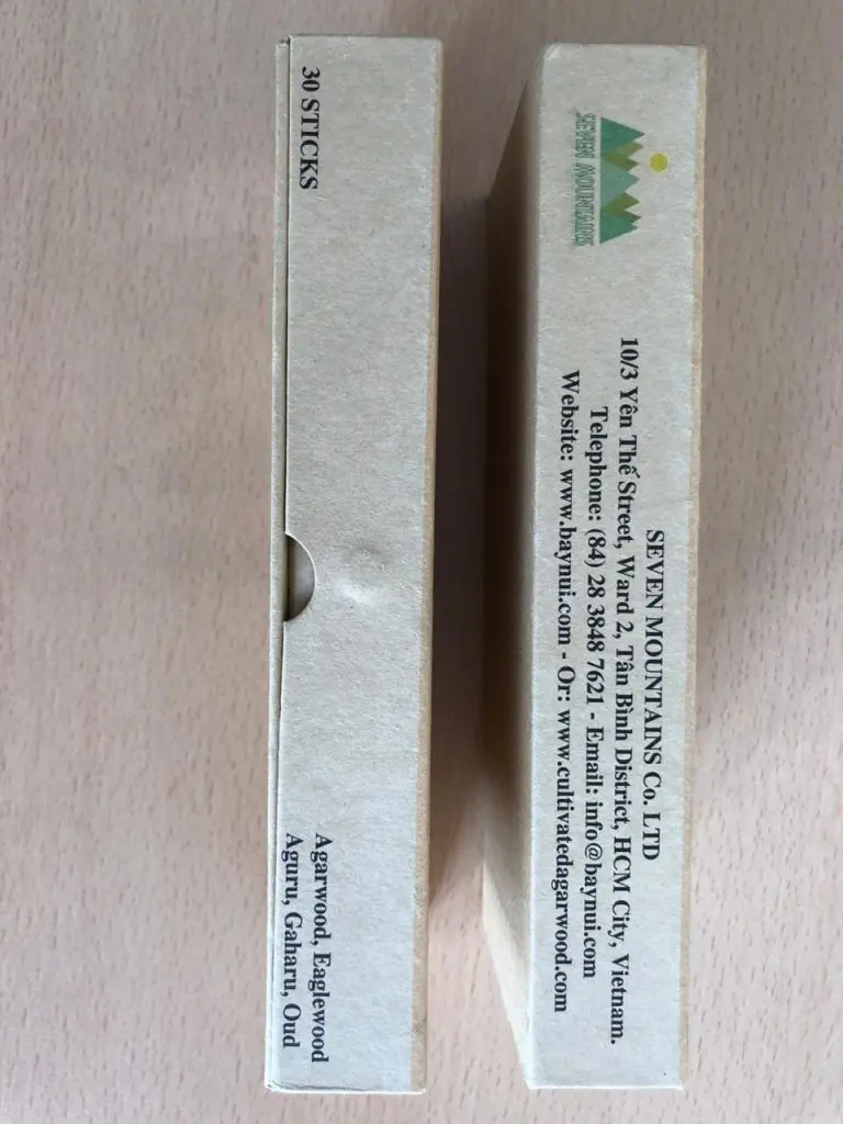 Agarwood Incense Packaging